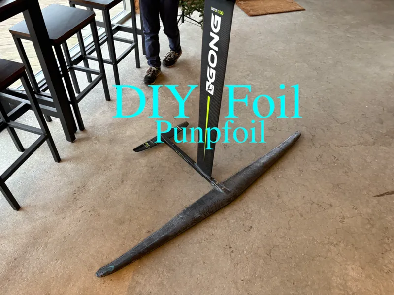 Hydrofoil for Gong v1 - downwind punktfoil