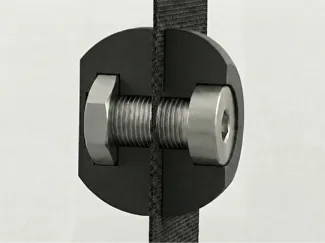 Universal Screw-On Seat Belt Stopper Button