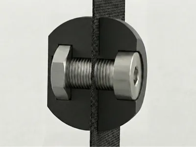 Universal Screw-On Seat Belt Stopper Button