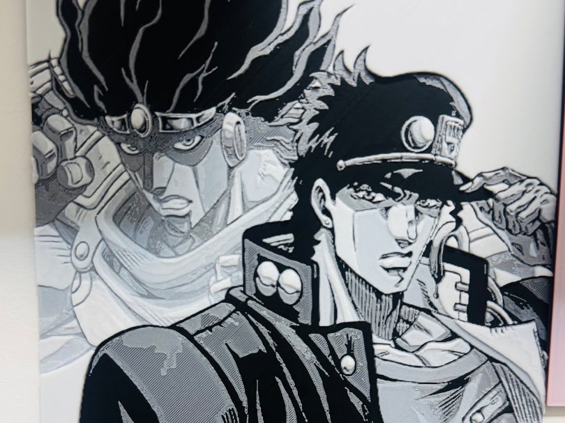 JOJO版画承太郎