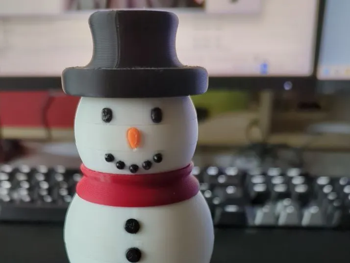 Snowman Twist Toy – Screw-Together Fidget (no AMS)