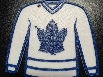 Toronto Maple Leafs Jersey Keychain