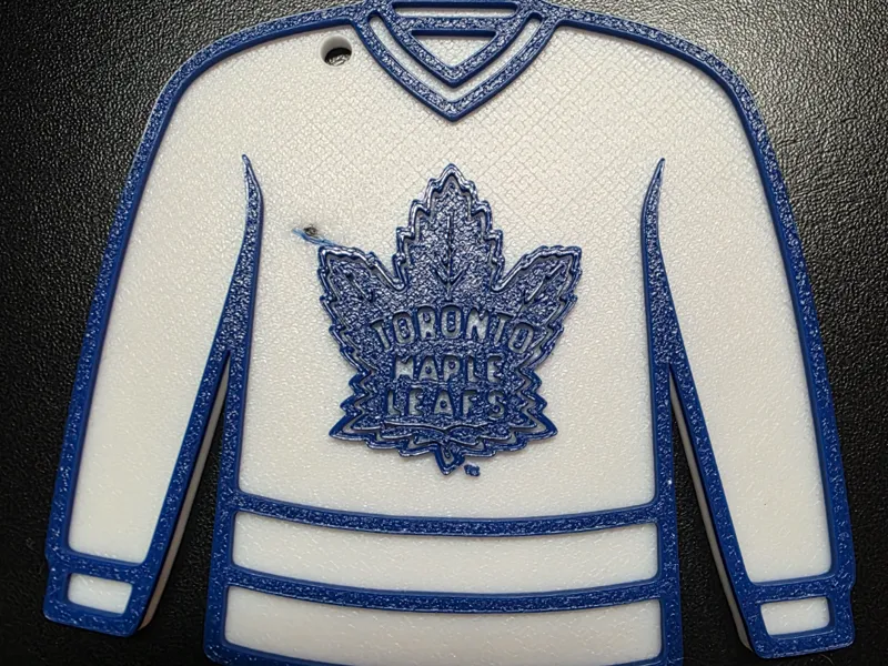 Toronto Maple Leafs Jersey Keychain