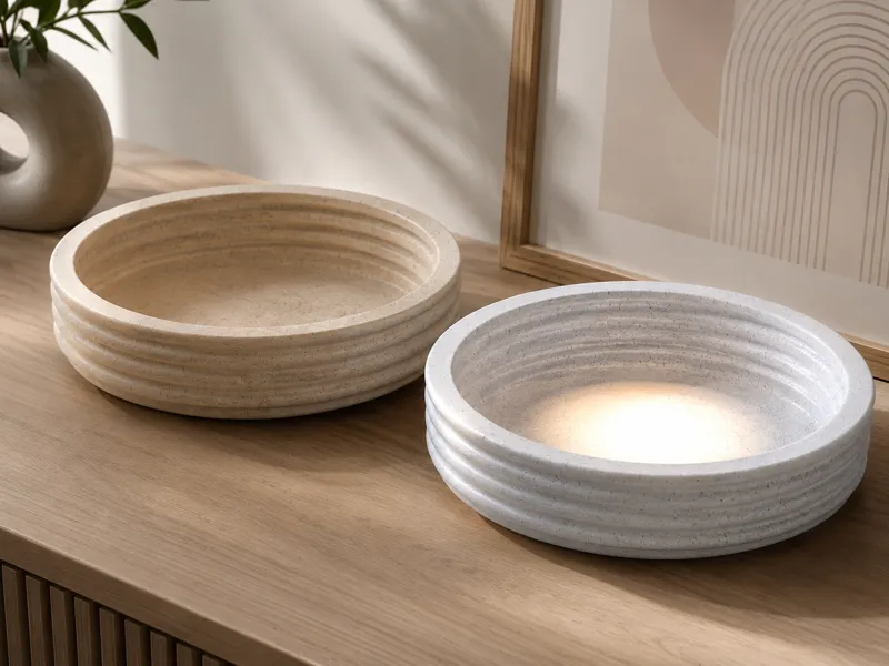 Modern Decorative Tray / LED Ambient Light