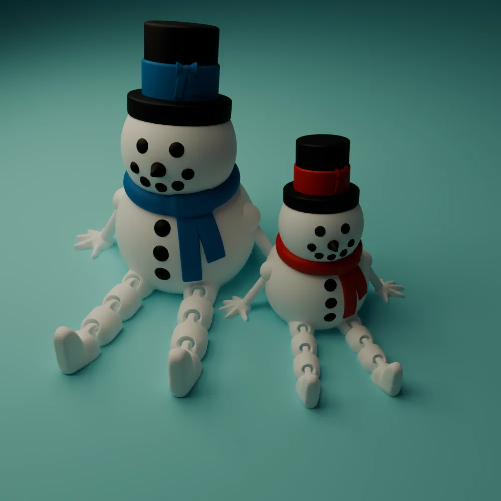 Articulated Snowman - Christmas Decoration by 3dForge MakerWorld ...