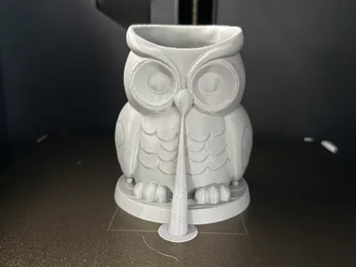 Owl Desk Organizer  Pen & Pencil Holder Easy Print