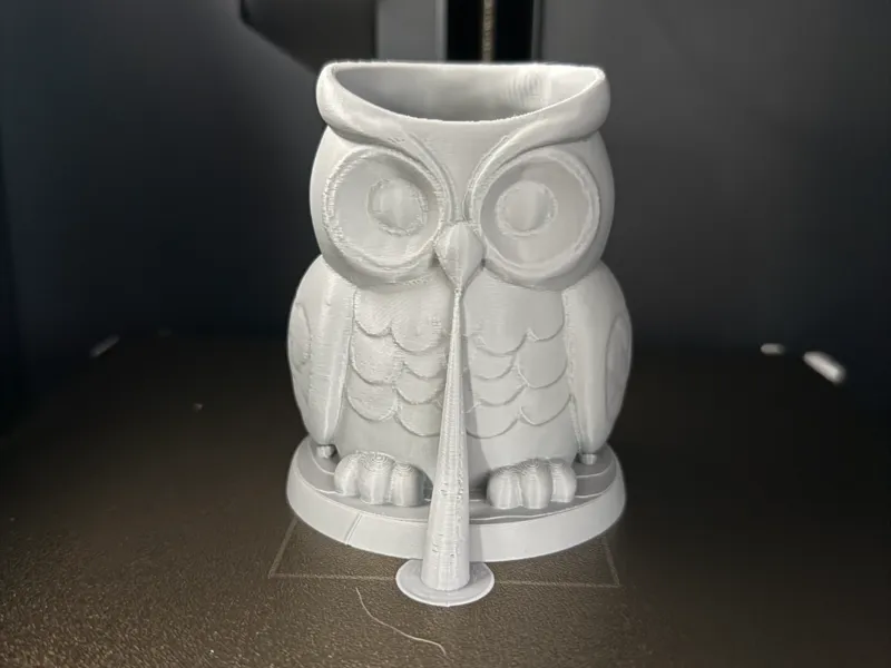 Owl Desk Organizer  Pen & Pencil Holder Easy Print