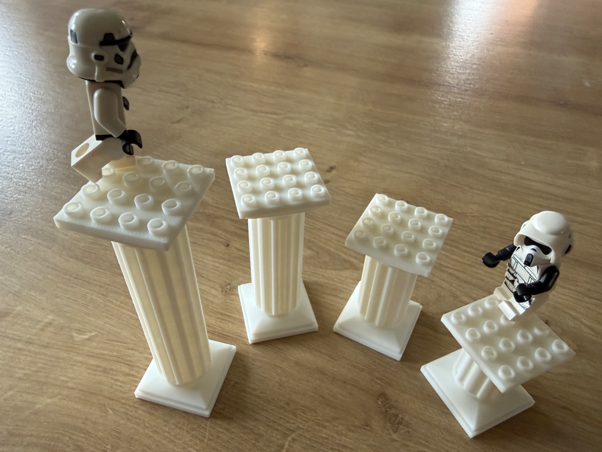 4x4 Brick compatible columns (4 Heights)