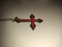Croix démoniaque — porte-clés cosplay — photo 5