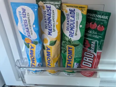 Mustard Holder for LG Side by Side Refrigerator