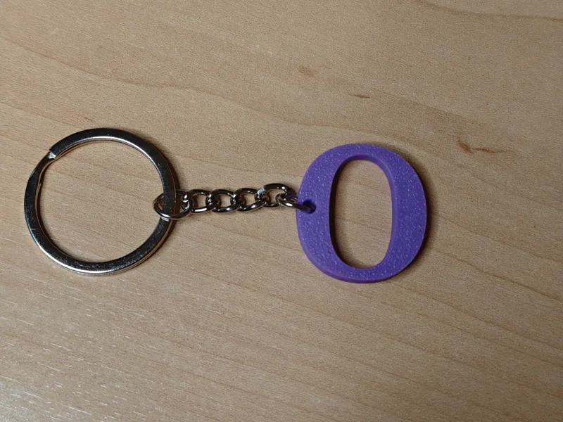 O letter Keychain