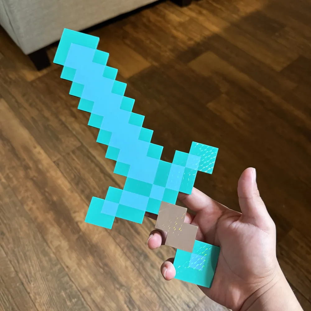 Minecraft Sword Wall Decoration by ElC_3627395543 MakerWorld: Download ...