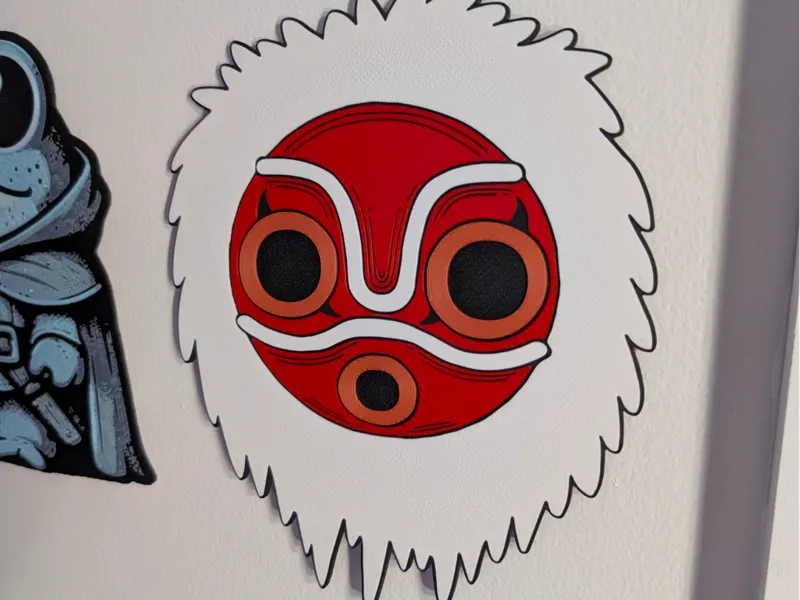 Princess Mononoke Mask Wall Art - San's Mask