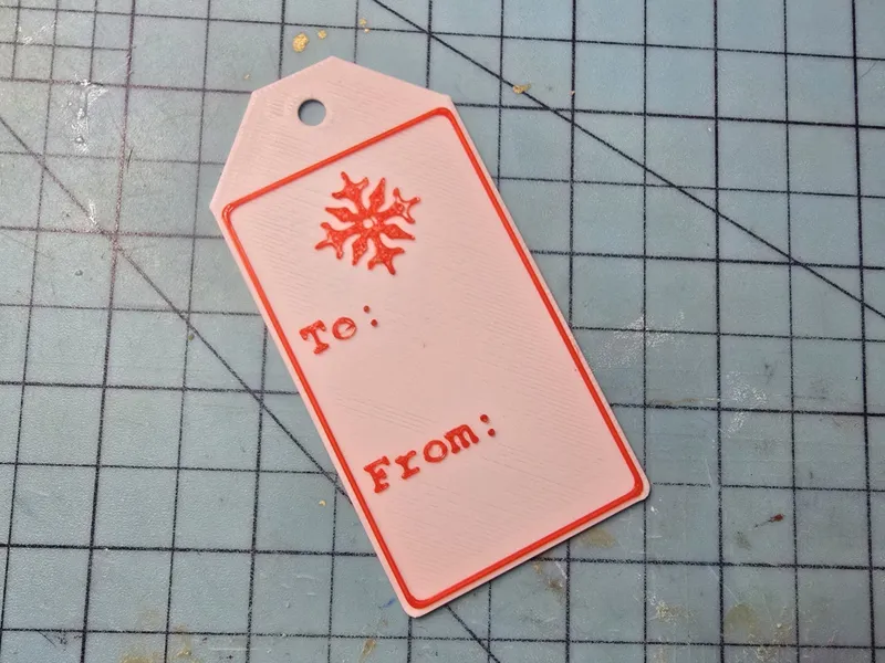 Snowflake Gift Tag