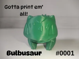 Bulbusaur singlecolor. #0001