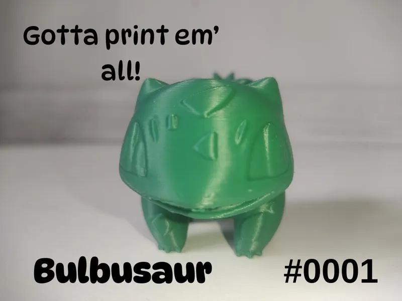 Bulbusaur singlecolor. #0001