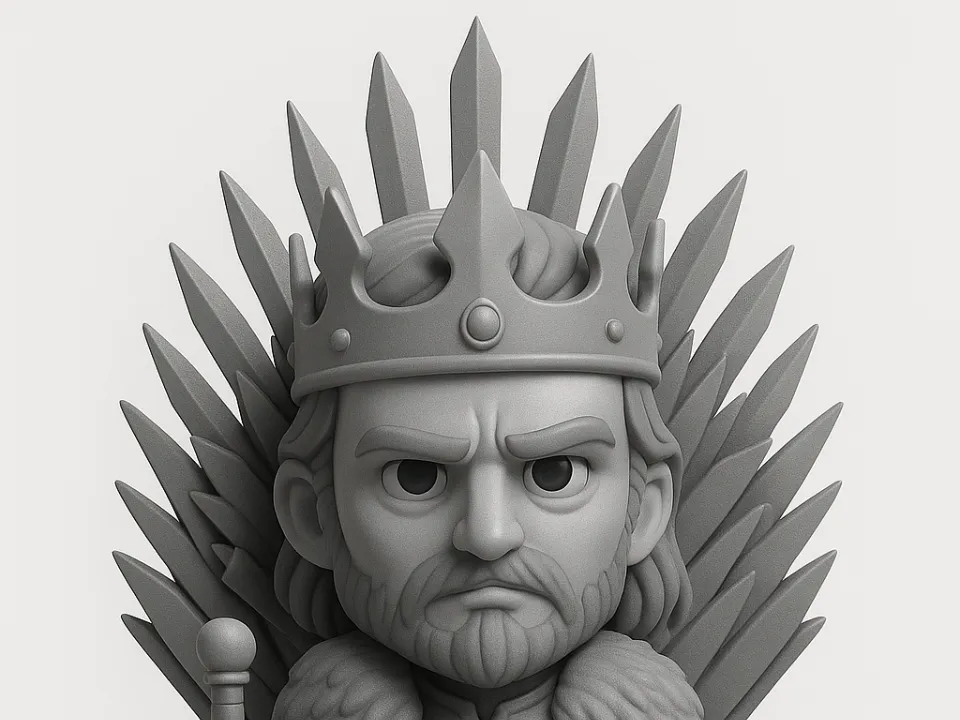 Figurine roi du Nord — Maison Stark