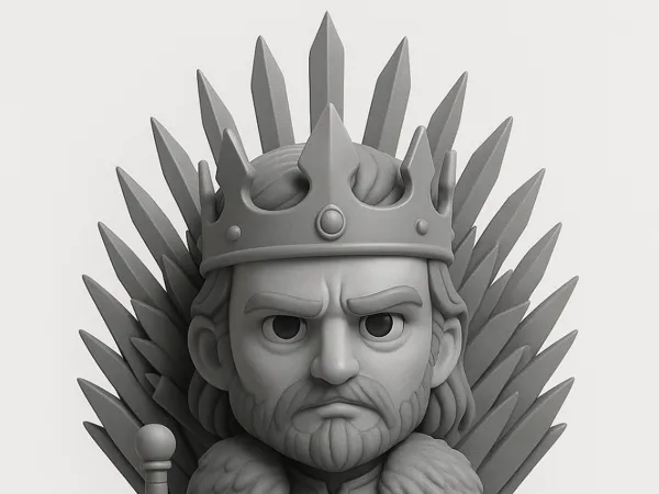 Figurine roi du Nord — Maison Stark