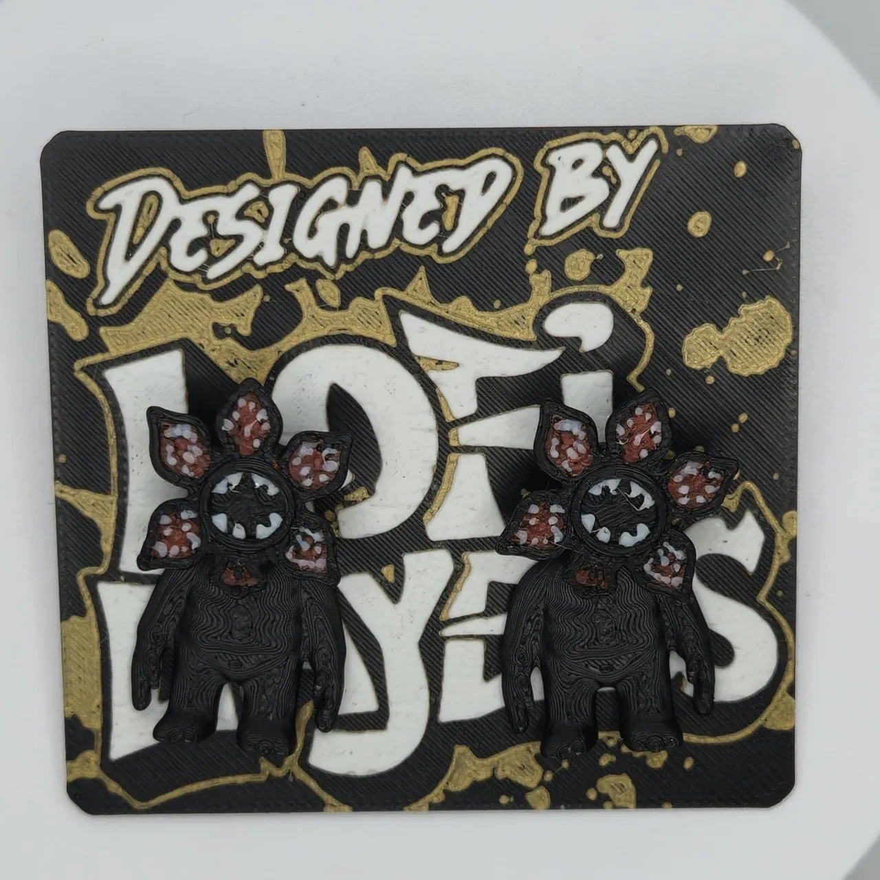 Demogorgon Hanger Earrings view 3