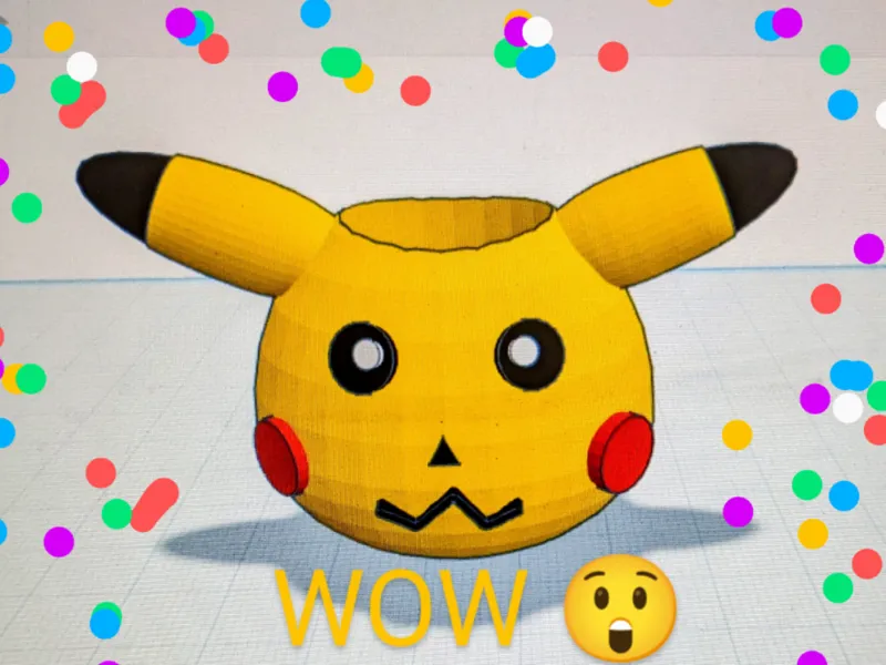 Pikachu stationary holder