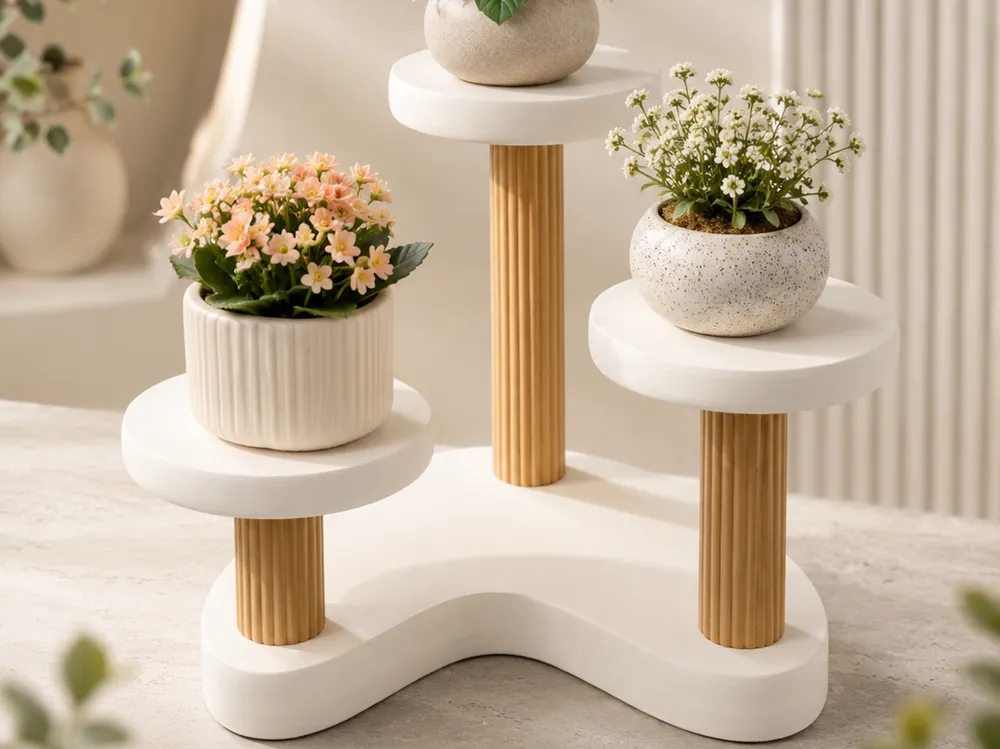 Soporte: 3-Tier Plant Stand. Referencia del modelo original.