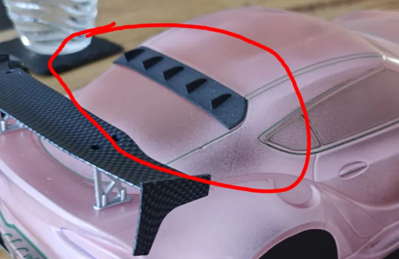 MST SUPRA roof spoiler