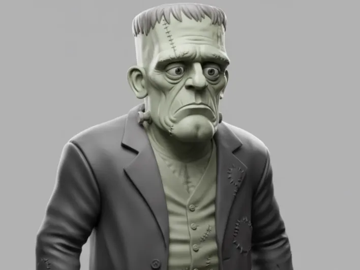 Frankenstein cartoon