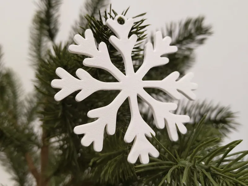 Snowflake 8 Tree Decor/Keychain