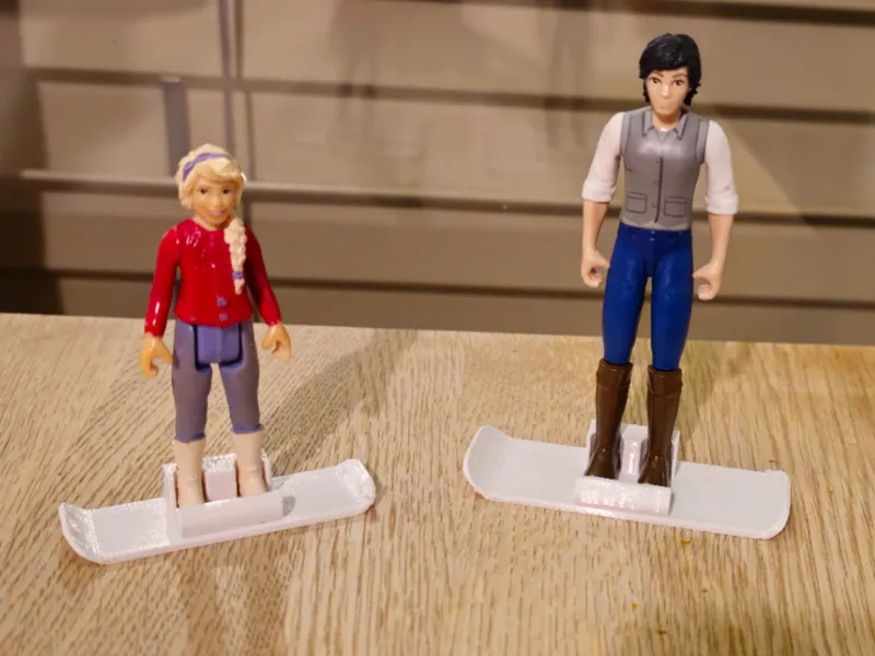 Schleich Snowboard und Ski
