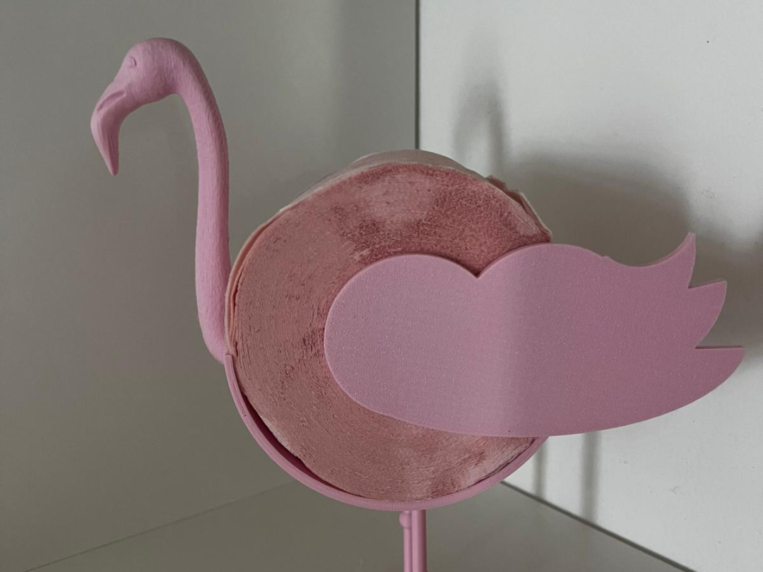 Flamingo Klopapierhalter V3