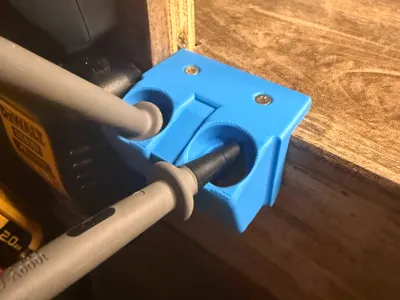 Multimeter probe/testing leads holder