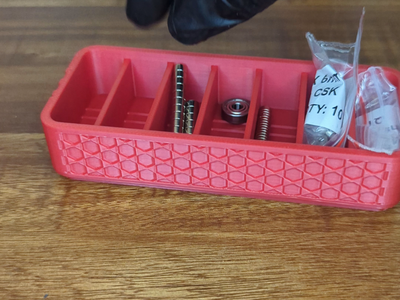 Parametric Stackable Tool Organizer - Hex