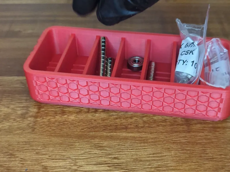 Parametric Stackable Tool Organizer - Hex
