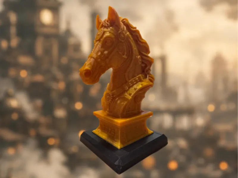 Low poly Steampunk 2026 Horse