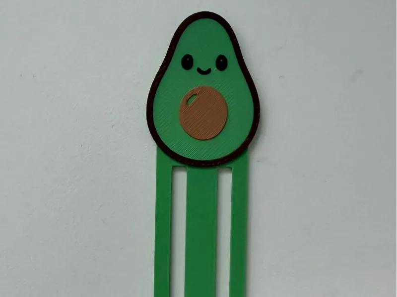 Lesezeichen freundliche Avokado