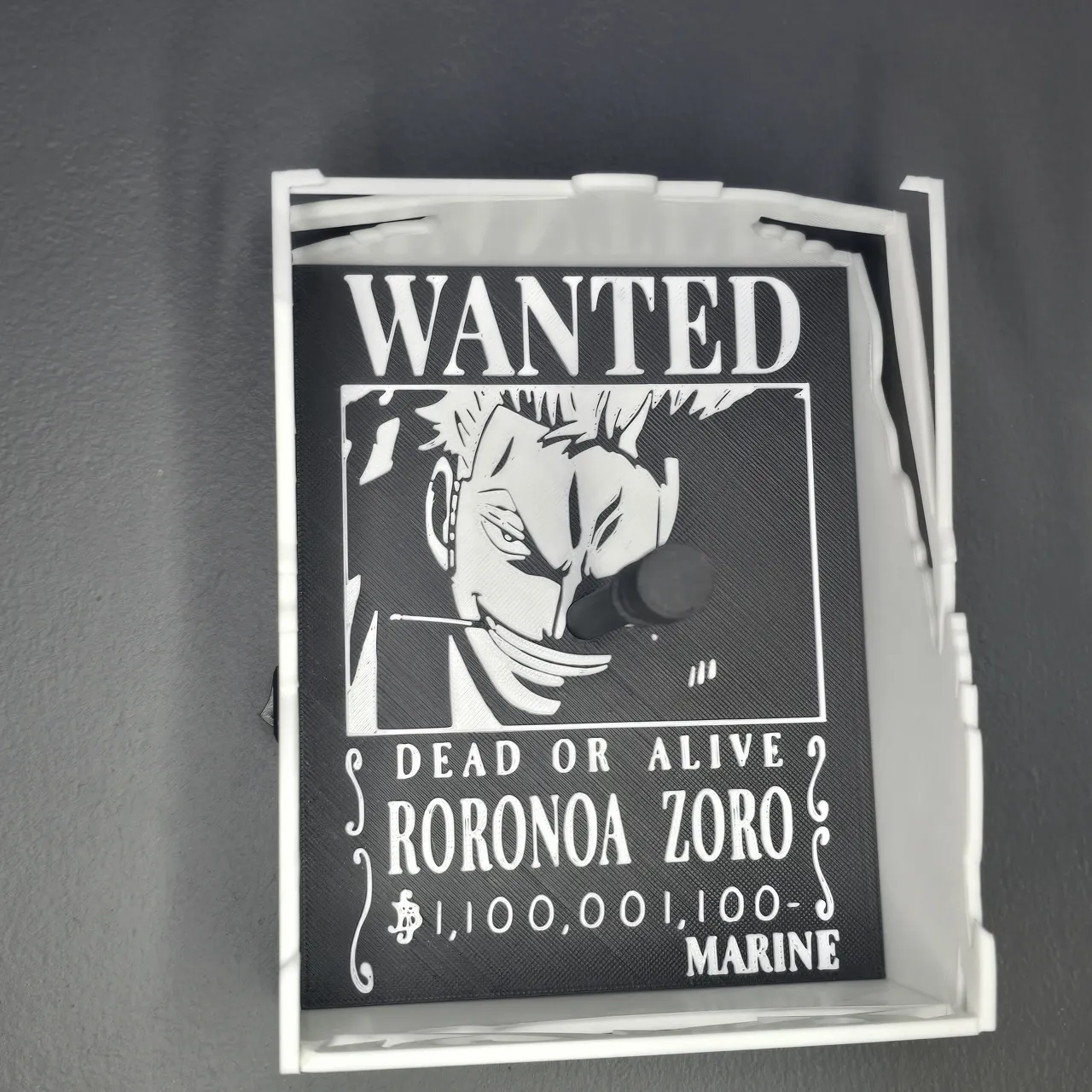Zoro Roronoa shadow lamp view 3