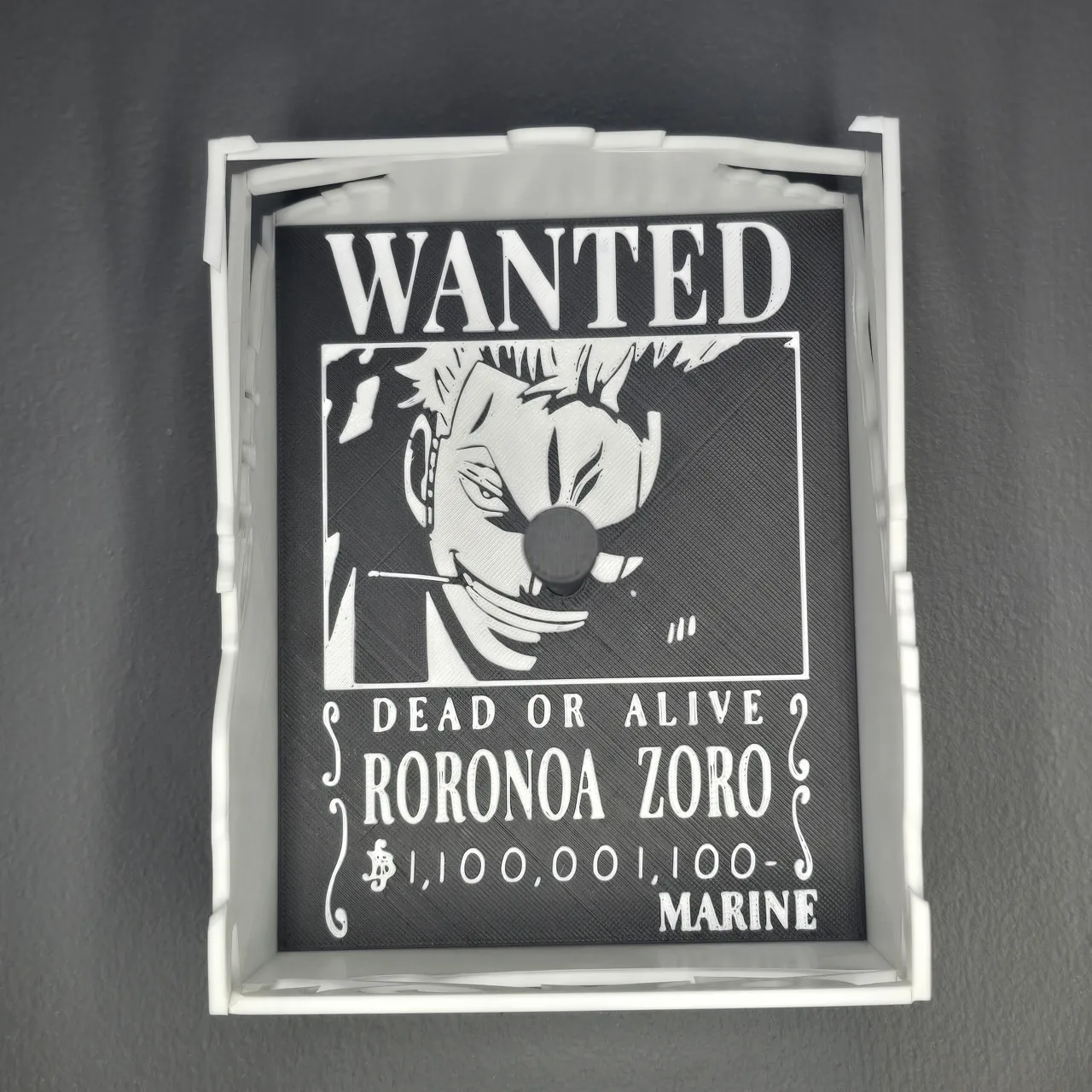Zoro Roronoa shadow lamp view 4