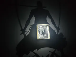 Zoro Roronoa shadow lamp