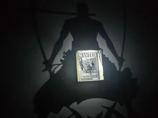 Zoro Roronoa shadow lamp