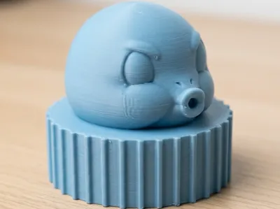 Water Flow Gun Cap Squirtle (Print-in-Place)