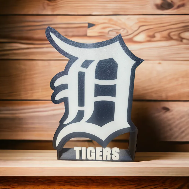 Detroit Tigers Old English D Light Box LED Sign