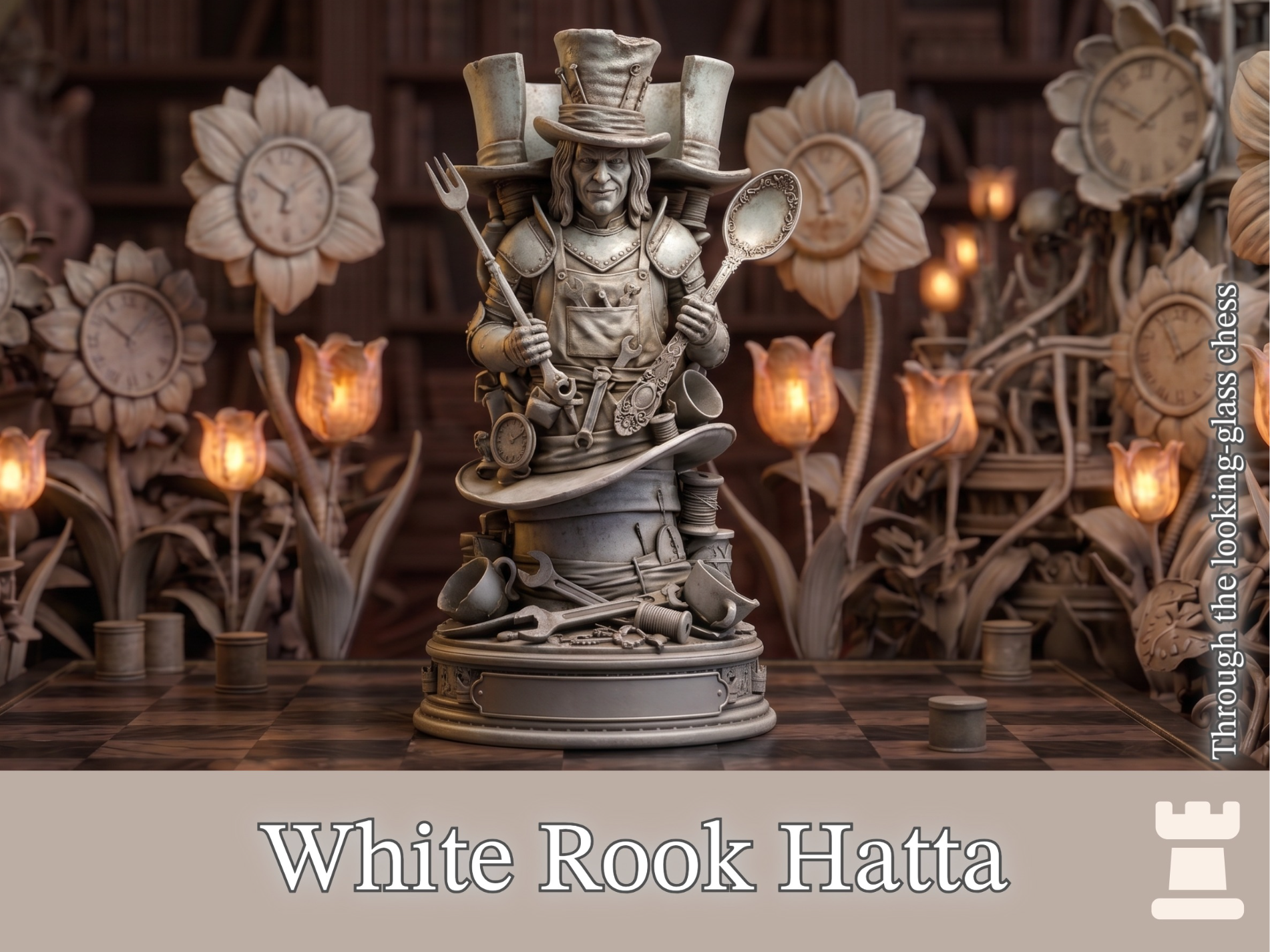 The Mad Hatter | "Through the Looking-Glass" Chess
