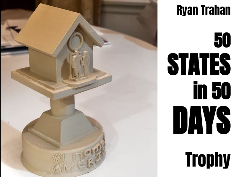 Ryan Trahan's #1 Home in America Trophy