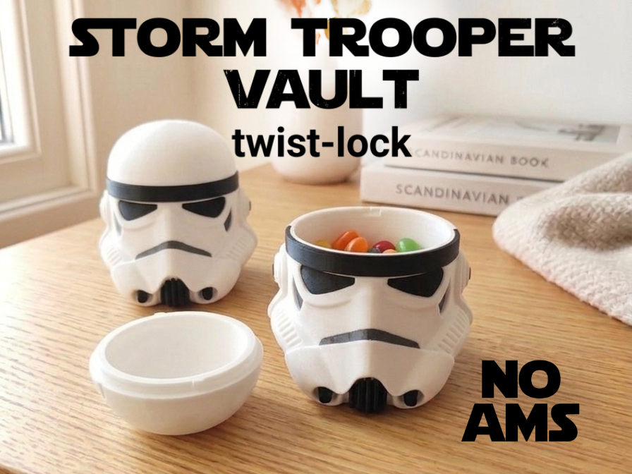 Storm trooper pot container