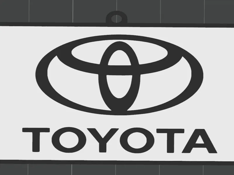 Llavero del logo toyota