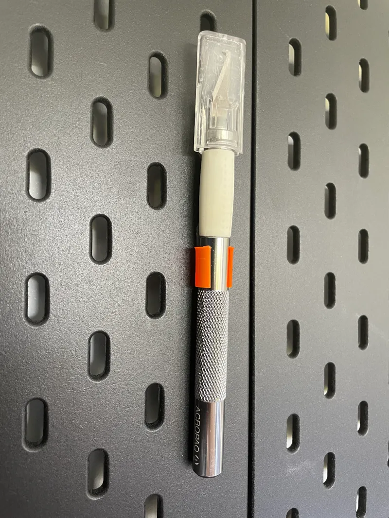 kife / Hobby blade / scalpel Skadis pegboard clip
