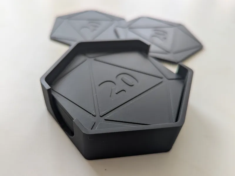 D20 Coasters - holder