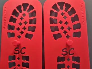 SANTA BOOTS PRINT