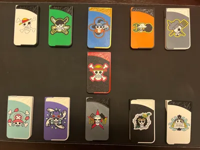 Strawhat Crew Minimalist Wallet w/ one AMS options