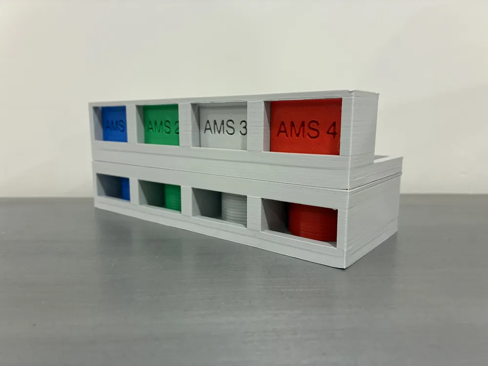 Filament Color AMS Display - Free 3D Print Model - MakerWorld